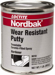 Loctite - 3 Lb Kit Gray Epoxy Resin Putty - -20 to 225°F Operating Temp, 6 hr Full Cure Time, Series 209 - Caliber Tooling