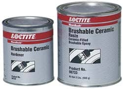 Loctite - 2 Lb Kit Gray Epoxy Resin Filler/Repair Caulk - 248°F Max Operating Temp, 6 hr Full Cure Time, Series 209 - Caliber Tooling