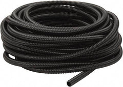 Hubbell Wiring Device-Kellems - 1/2" Trade Size, 100' Long, Flexible Liquidtight Conduit - PVC, 16.1mm ID, Black - Caliber Tooling