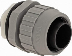 Hubbell Wiring Device-Kellems - 3/4" Trade, Nylon Push In Straight Liquidtight Conduit Connector - Noninsulated - Caliber Tooling