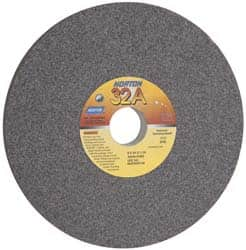 Grier Abrasives - 7" Diam x 1-1/4" Hole x 1/2" Thick, H Hardness, 60 Grit Surface Grinding Wheel - Aluminum Oxide, Type 1, Medium Grade, 3,600 Max RPM, Vitrified Bond, No Recess - Caliber Tooling