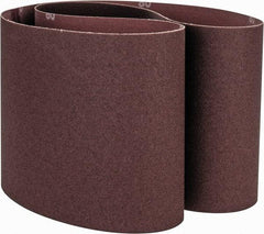 Norton - 6" Wide x 48" OAL, 80 Grit, Aluminum Oxide Abrasive Belt - Aluminum Oxide, Medium, Coated, X Weighted Cloth Backing, Series R228 - Caliber Tooling