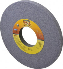 Norton - 10" Diam x 3" Hole x 3/4" Thick, K Hardness, 46 Grit Surface Grinding Wheel - Aluminum Oxide, Type 1, Coarse Grade, 2,485 Max RPM, Vitrified Bond, No Recess - Caliber Tooling