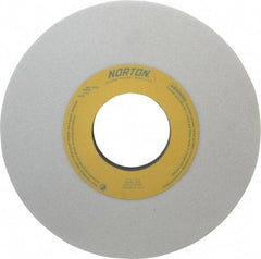 Norton - 10" Diam x 3" Hole x 1" Thick, I Hardness, 46 Grit Surface Grinding Wheel - Aluminum Oxide, Type 1, Coarse Grade, 2,485 Max RPM, Vitrified Bond, No Recess - Caliber Tooling