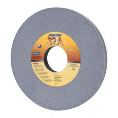 Norton - 12" Diam x 3" Hole x 1" Thick, K Hardness, 60 Grit Surface Grinding Wheel - Aluminum Oxide, Type 1, Medium Grade, 2,070 Max RPM, Vitrified Bond, No Recess - Caliber Tooling