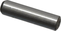 Value Collection - 1/16" Diam x 1/4" Pin Length Grade 8 Alloy Steel Standard Dowel Pin - C 50-58 Hardness, 800 Lb Breaking Strength, 1 Beveled & 1 Rounded End - Caliber Tooling