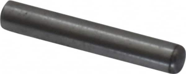 Value Collection - 1/16" Diam x 3/8" Pin Length Grade 8 Alloy Steel Standard Dowel Pin - C 50-58 Hardness, 800 Lb Breaking Strength, 1 Beveled & 1 Rounded End - Caliber Tooling