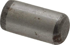 Value Collection - 5/16" Diam x 5/8" Pin Length Grade 8 Alloy Steel Standard Dowel Pin - C 50-58 Hardness, 20,000 Lb Breaking Strength, 1 Beveled & 1 Rounded End - Caliber Tooling