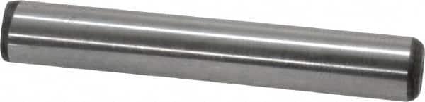 Value Collection - 5/16" Diam x 2" Pin Length Grade 8 Alloy Steel Standard Dowel Pin - C 50-58 Hardness, 20,000 Lb Breaking Strength, 1 Beveled & 1 Rounded End - Caliber Tooling