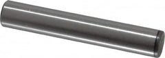 Value Collection - 3/8" Diam x 2-1/4" Pin Length Grade 8 Alloy Steel Standard Dowel Pin - C 50-58 Hardness, 28,700 Lb Breaking Strength, 1 Beveled & 1 Rounded End - Caliber Tooling