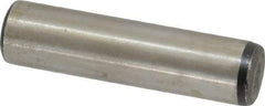 Value Collection - 7/16" Diam x 1-3/4" Pin Length Grade 8 Alloy Steel Standard Dowel Pin - C 50-58 Hardness, 39,100 Lb Breaking Strength, 1 Beveled & 1 Rounded End - Caliber Tooling