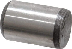 Value Collection - 5/8" Diam x 1" Pin Length Grade 8 Alloy Steel Standard Dowel Pin - C 50-58 Hardness, 79,800 Lb Breaking Strength, 1 Beveled & 1 Rounded End - Caliber Tooling