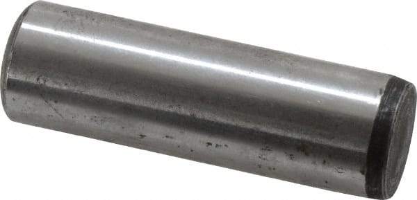 Value Collection - 5/8" Diam x 2" Pin Length Grade 8 Alloy Steel Standard Dowel Pin - C 50-58 Hardness, 79,800 Lb Breaking Strength, 1 Beveled & 1 Rounded End - Caliber Tooling