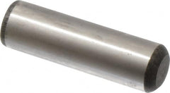 Value Collection - 3/4" Diam x 2-1/2" Pin Length Grade 8 Alloy Steel Standard Dowel Pin - C 50-58 Hardness, 114,000 Lb Breaking Strength, 1 Beveled & 1 Rounded End - Caliber Tooling