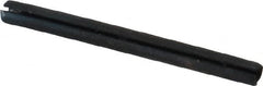 Made in USA - 1/16" Diam x 3/4" Long Slotted Spring Pin - Grade 1070-1090 Alloy Steel, Black Oxide Finish - Caliber Tooling