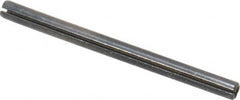 Made in USA - 1/16" Diam x 7/8" Long Slotted Spring Pin - Grade 1070-1090 Alloy Steel, Black Oxide Finish - Caliber Tooling