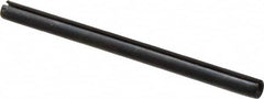 Made in USA - 1/8" Diam x 1-7/8" Long Slotted Spring Pin - Grade 1070-1090 Alloy Steel, Black Oxide Finish - Caliber Tooling