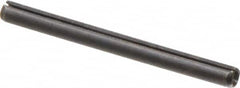 Made in USA - 3/16" Diam x 2-1/4" Long Slotted Spring Pin - Grade 1070-1090 Alloy Steel, Black Oxide Finish - Caliber Tooling