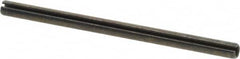 Made in USA - 3/16" Diam x 3" Long Slotted Spring Pin - Grade 1070-1090 Alloy Steel, Black Oxide Finish - Caliber Tooling