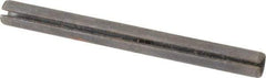 Made in USA - 1/4" Diam x 2-3/4" Long Slotted Spring Pin - Grade 1070-1090 Alloy Steel, Black Oxide Finish - Caliber Tooling