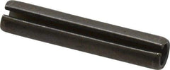 Made in USA - 5/16" Diam x 1-5/8" Long Slotted Spring Pin - Grade 1070-1090 Alloy Steel, Black Oxide Finish - Caliber Tooling