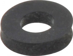 Made in USA - #10 Screw, Grade 60 Neoprene Standard Flat Washer - 0.17" ID x 3/8" OD, 0.108" Thick, Plain Finish - Caliber Tooling