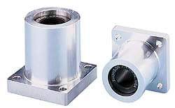 Thomson Industries - 0.754" ID, 1,900 Lb Static Load Capacity, Single Flanged Mounted Linear Bearing - Caliber Tooling