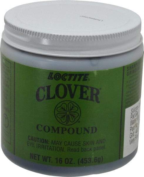 Loctite - 1 Lb Water Soluble Compound - Compound Grade Super Fine, 400 Grit, Black & Gray, Use on General Purpose - Caliber Tooling