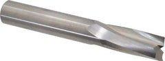 Onsrud - 1/2" Cutting Diam x 1-1/8" Length of Cut, 2 Flute, Upcut Spiral Router Bit - Uncoated, Right Hand Cut, Solid Carbide, 3-1/2" OAL x 1/2" Shank Diam, Double Edge, 11° Helix Angle - Caliber Tooling