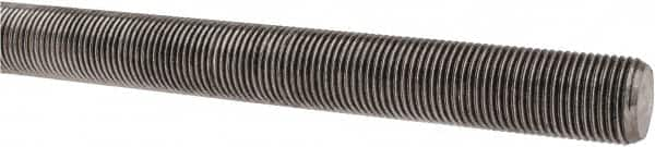 Made in USA - 5/8-18 UNF (Fine), 3' Long, Stainless Steel Threaded Rod - Right Hand Thread - Caliber Tooling