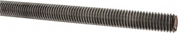 Value Collection - 1/2-13 UNC (Coarse), 3' Long, Alloy Steel Threaded Rod - Plain Finish, Right Hand Thread - Caliber Tooling