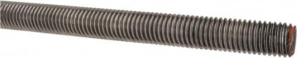 Value Collection - 5/8-11 UNC (Coarse), 3' Long, Alloy Steel Threaded Rod - Plain Finish, Right Hand Thread - Caliber Tooling