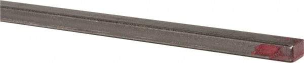 Made in USA - 36" Long x 1/8" High x 3/16" Wide, Mill Key Stock - W-1 (Water Hardening) Tool Steel - Caliber Tooling