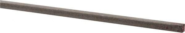 Made in USA - 36" Long x 3/32" High x 3/32" Wide, Key Stock - W-1 (Water Hardening) Tool Steel - Caliber Tooling