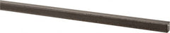 Made in USA - 36" Long x 1/8" High x 1/8" Wide, Key Stock - W-1 (Water Hardening) Tool Steel - Caliber Tooling