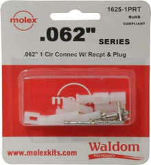 Molex - 1 Circuit, 1 AWG, 0.062 Inch Pin Diameter, Modular Receptacle Plug Connector Package - RoHS Compliant - Caliber Tooling