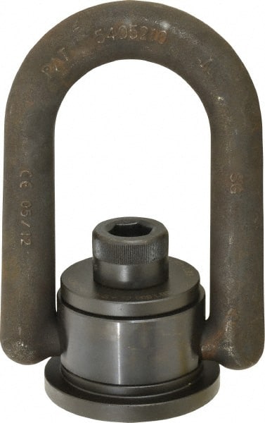 American Drill Bushing - 10,000 Lbs. Load Capacity, 5.1 Inch Wide x 7.64 Inch High, Extra Duty Weld Mount Hoist Ring - Exact Industrial Supply