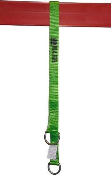 Miller - 6' Long, Cross-Arm Strap - 400 Lb Capacity, Nylon Webbing with Steel D-Rings - Caliber Tooling