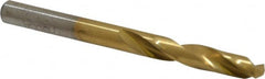 Chicago-Latrobe - #8 135° Spiral Flute High Speed Steel Screw Machine Drill Bit - Caliber Tooling