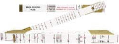 Lufkin - 6' Long, 1/16" Graduation, Folding Rule - 5/8" Wide, Wood - Caliber Tooling