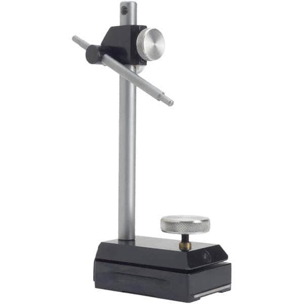 TESA Brown & Sharpe - Rectangular Base, Indicator Transfer Stand - 8-7/8" High, 3-1/2" Base Length x 2-1/2" Base Width x 1.3" Base Height, Includes Holder - Caliber Tooling