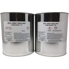 Made in USA - 2 Gal Concrete Repair/Resurfacing - Light Gray, 38.5 Sq Ft Coverage, Epoxy Resin - Caliber Tooling