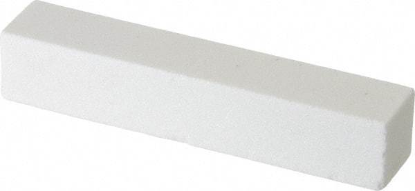 Norton - 150 Grit Aluminum Oxide Square Dressing Stick - 4 x 3/4 x 3/4, Very Fine Grade, Vitrified Bond - Caliber Tooling