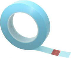 3M - 1" Wide x 60 Yd Long Blue Polypropylene Film Masking Tape - Series 215, 4.8 mil Thick, 15 In/Lb Tensile Strength - Caliber Tooling