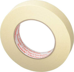 3M - 1" Wide x 60 Yd Long Tan Paper Masking Tape - Series 2364, 6.5 mil Thick, 24 In/Lb Tensile Strength - Caliber Tooling