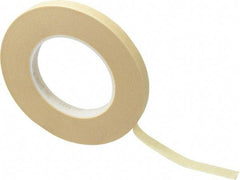 3M - 1/2" Wide x 60 Yd Long Tan Paper Masking Tape - Series 2693, 7.9 mil Thick, 29 In/Lb Tensile Strength - Caliber Tooling