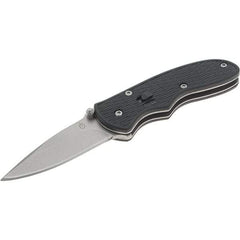 Gerber - 2" Blade, 5" OAL, Straight Assisted Opening Knife - 3" Closed Length, Glass-Filled Nylon, 1 Blade, Spring Assisted Opening - Caliber Tooling