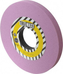 Tru-Maxx - 10" Diam x 3" Hole x 1" Thick, K Hardness, 60 Grit Surface Grinding Wheel - Aluminum Oxide, Type 1, Medium Grade, 2,483 Max RPM, Vitrified Bond, No Recess - Caliber Tooling