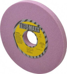 Tru-Maxx - 6" Diam x 1-1/4" Hole x 1/2" Thick, K Hardness, 60 Grit Surface Grinding Wheel - Aluminum Oxide, Type 1, Medium Grade, 5,410 Max RPM, Vitrified Bond, No Recess - Caliber Tooling