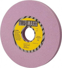 Tru-Maxx - 6" Diam x 1-1/4" Hole x 1/2" Thick, K Hardness, 80 Grit Surface Grinding Wheel - Aluminum Oxide, Type 1, Medium Grade, 5,410 Max RPM, Vitrified Bond, No Recess - Caliber Tooling